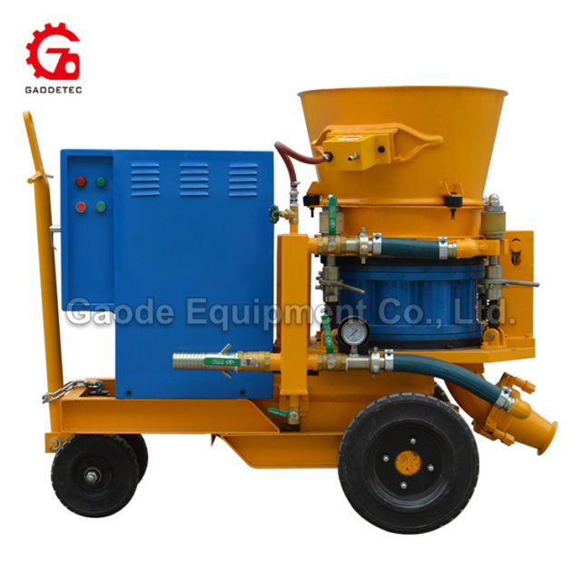 Gaodetec GZ-7E 7m3/h electric dry mix concrete spraying machine